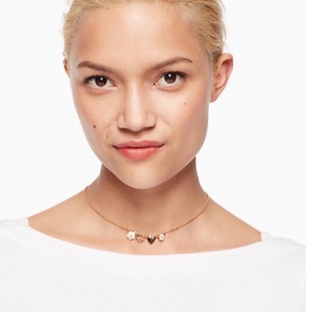 KATE SPADE • Things We Love Mini Things Row Collar Necklace - Picture 2 of 5